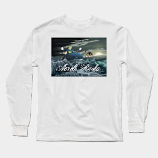 Narwhal Sadness and Cat Long Sleeve T-Shirt